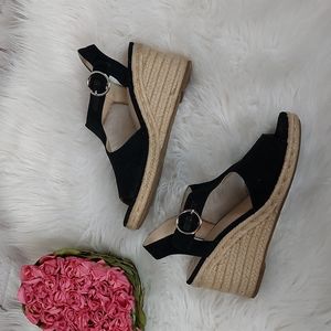 Life Stride Velocity memory foam espadrille sandals Size 7.5